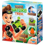 Kit explorateur nature pour enfant jumelles boussole lampe frontale podomètre 