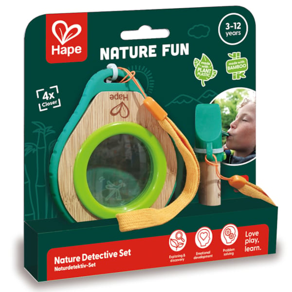 ANYCESO Kit Outils STEM 60 Pièces - Maison, Forêt, Lunettes - Enfant 3-7 Ans Marron