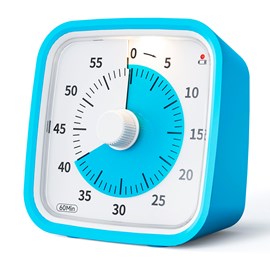 Minuteur compte à rebours visuel pour enfants bleu Yunbaoit