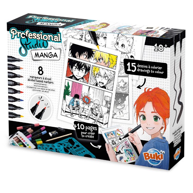 Coffret Professional Studio initiation au dessin manga pour enfants