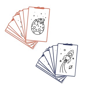 Coffret 60 cartes pour tablette à dessin Kidydraw animaux et pirates