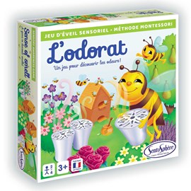 Coffret L'odorat jeu d'éveil sensoriel découverte des odeurs méthode Montessori