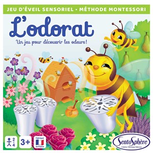 Coffret L'odorat jeu d'éveil sensoriel découverte des odeurs méthode Montessori