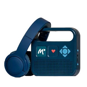 Casque audio pour enfant compatible enceinte Merlin Bleu