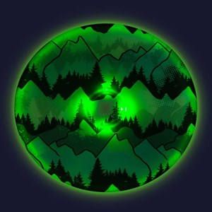 Disque volant frisbee LED lumineux résistant en silicone vol stable et précis