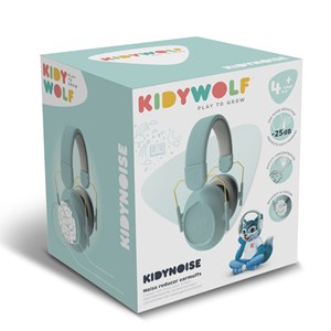 Casque enfant anti-bruit Kidynoice Kidywolf Bleu