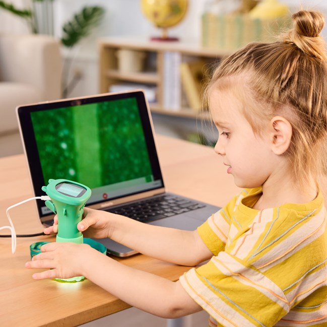 Microscope numérique éducatif et scientifique écran HD pour enfant HAPE