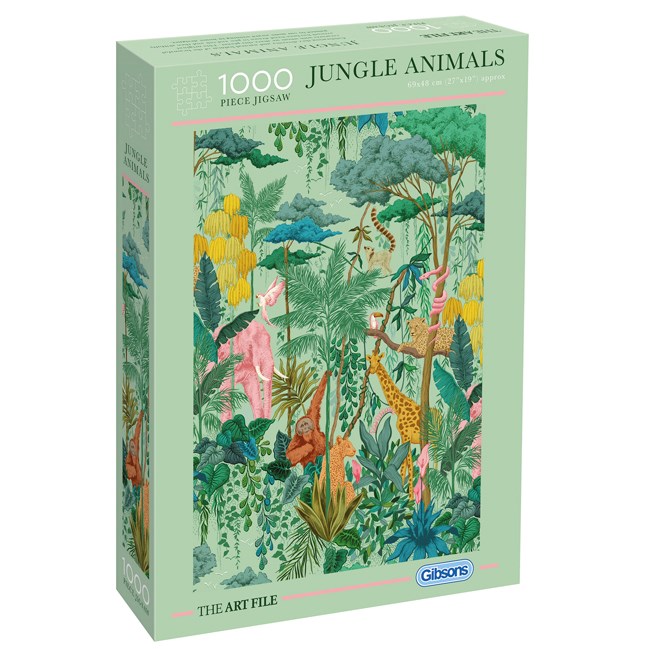 Puzzle Jungle Animals The Art File Gibsons 1 000 pièces