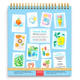 Travel Book Méditerranée cartes de voyage à aquareller