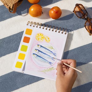 Travel Book Méditerranée cartes de voyage à aquareller