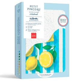 Carnet à peindre Notebook peinture au numéro Citron