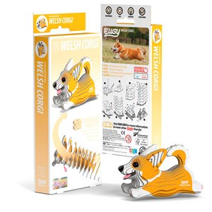Maquette 3D animaux en carton Eugy Corgi