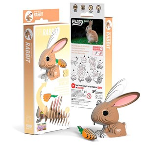 Maquette 3D animaux en carton Eugy Lapin