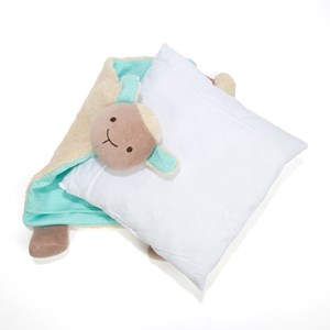 Coussin range-pyjama en coton bio*