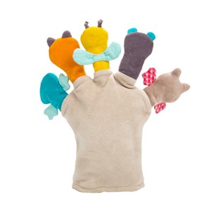 Gant marionnette Galopins coton bio*