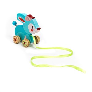 Gabin le lapin à traîner
