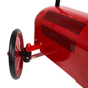 Voiture porteur en métal rouge