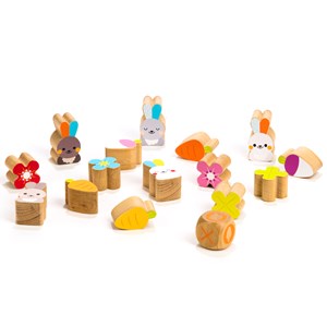 Jeu d'équilibre en bois Lapin