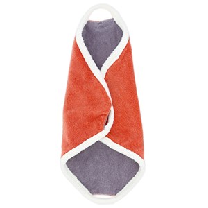 Doudou gris-orange coton bio