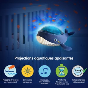 Veilleuse baleine AquaDream