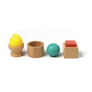 Matériel emboîtement en bois Montessori