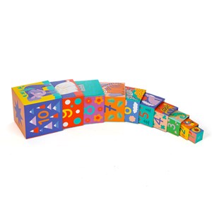 Tour de cubes animaux sauvages
