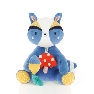 Peluche d'activités Gaston raton laveur