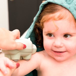 Jeu de bain éco-responsable hippopotame