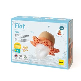 Jeu de bain éco-responsable poulpe