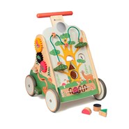 Chariot de marche bébé multi-activités - trotteur bois - Naturel