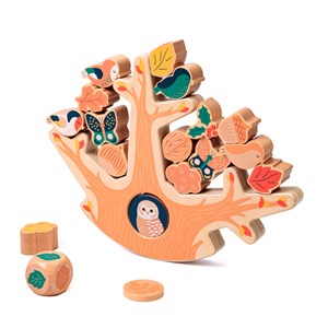 Jeu d'équilibre arbre en bois