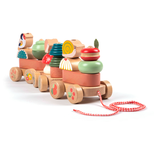 Train Montessori En Bois Avec Animaux Magnétiques – Jouet Éducatif Pour Enfants De 1 à 4 Ans