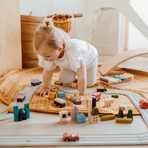 Tapis et sac de rangement Play & Go Moutarde