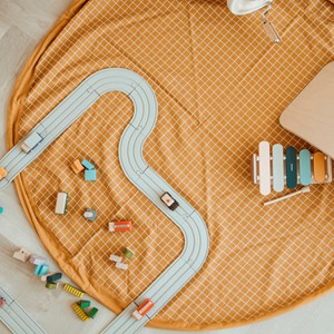 Tapis et sac de rangement Play & Go Moutarde