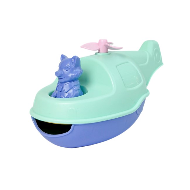 Le Jouet Simple - Jouet de bain recyclé hélicoptère