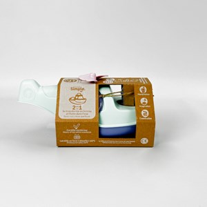 Jouet de bain recyclé hélicoptère