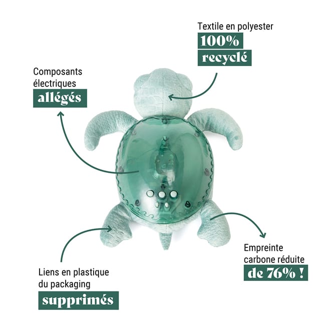 Veilleuse tortue aquatique rechargeable (Cloud B) - Image 1