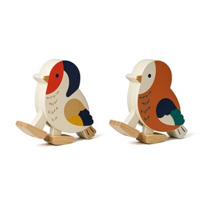 Course oiseaux de la forêt