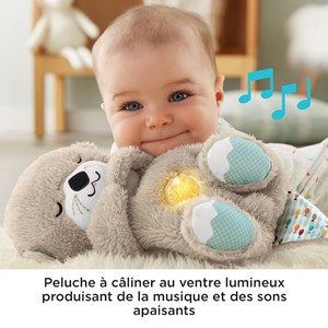 Veilleuse musicale loutre