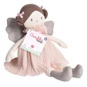 Peluche fée coton bio Argenté