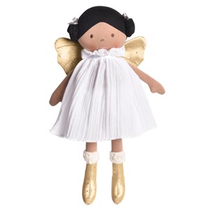 Peluche fée coton bio Doré