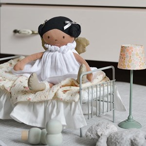 Peluche fée coton bio Doré