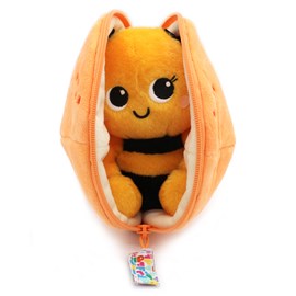 Peluche flipetz abeille mandarine