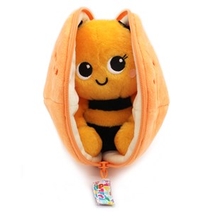 Peluche flipetz abeille mandarine