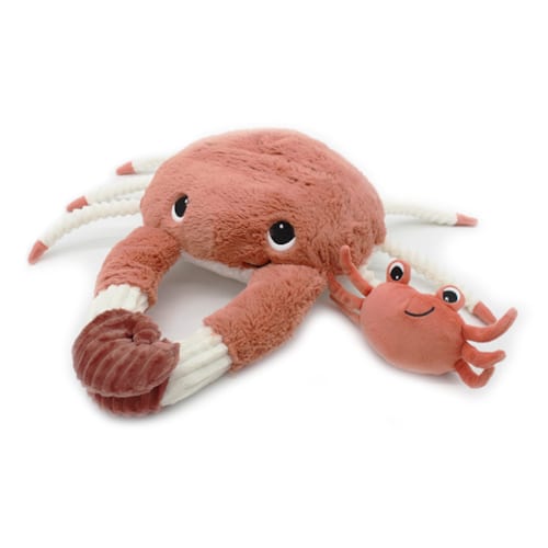Les Déglingos - Peluche crabe maman/bébé