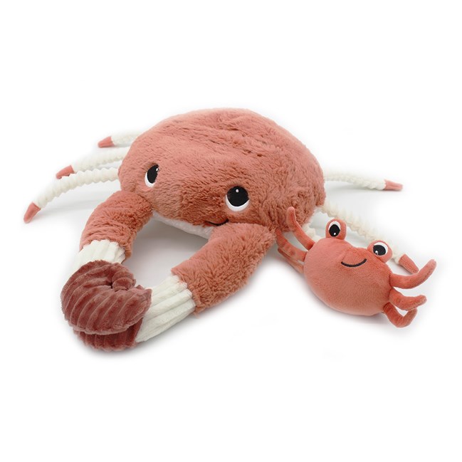 Peluche crabe maman/bébé
