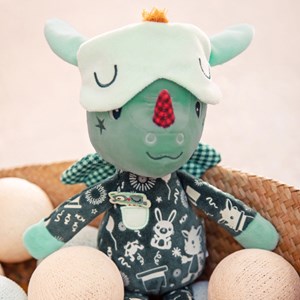 Peluche Joe le dragon rituel du coucher