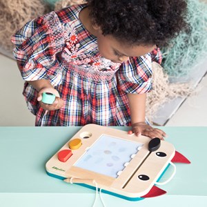 Ardoise magique Louis le loup