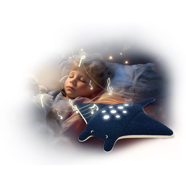 Veilleuse peluche raie musicale et lumineuse Dodo Dreamer (Dodo d'Amour) - Image 3