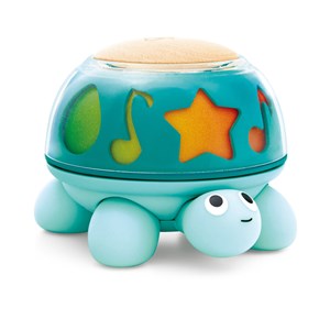 Boîte à musique tortue d'éveil lumineuse rotative Hape